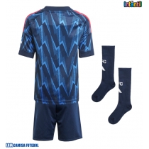 Camisa de Futebol Arsenal Equipamento Secundário Infantil 2025-26 Manga Curta (+ Calças curtas)